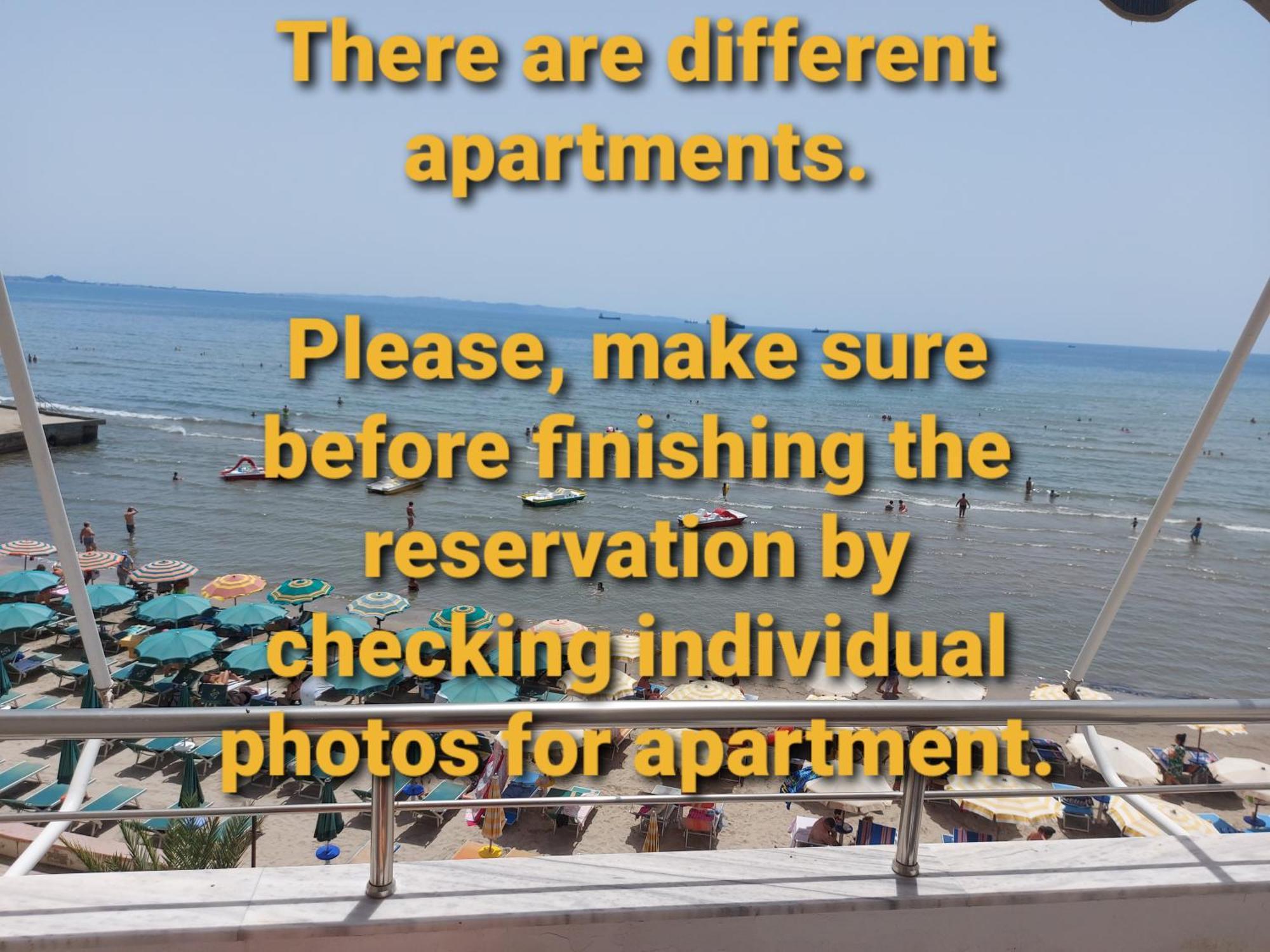 Bral Apartments 8 Two-Bedroom Beachfront Дуррес Экстерьер фото